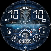 SWF Aqua Digital Watch Face